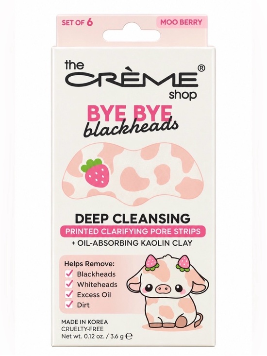 The Creme Shop Other - The Crème Shop Bye Bye Blackheads Deep Cleansing Pore Strips - Moo Berry